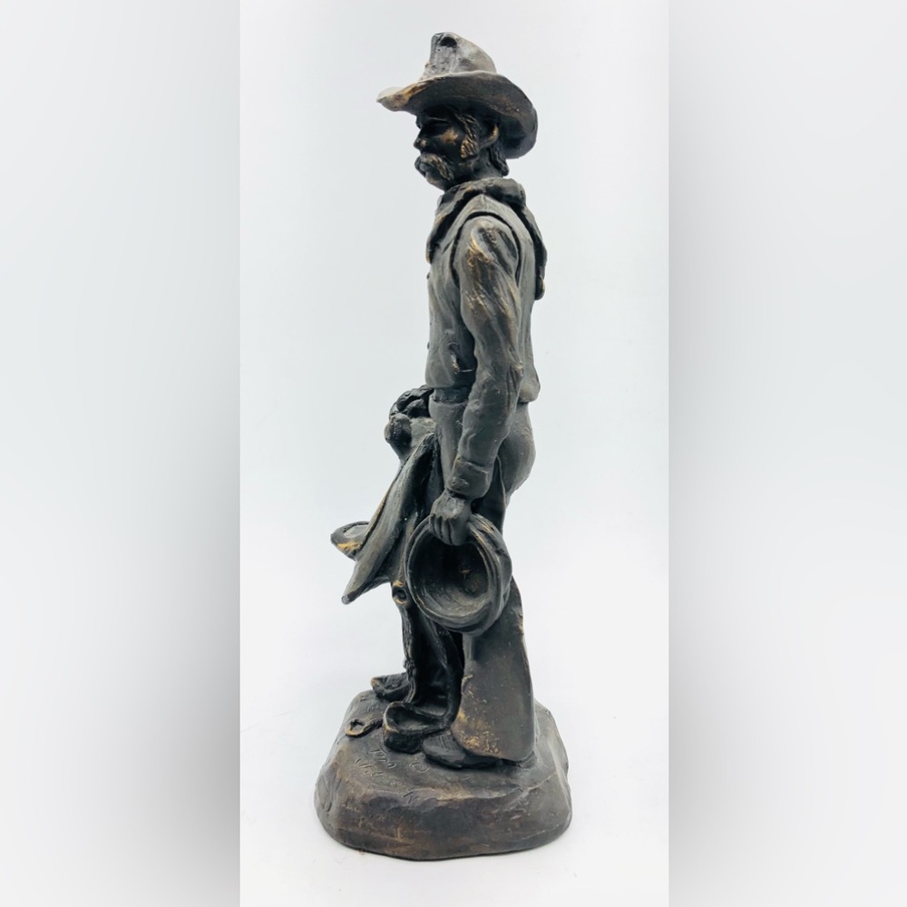 Vintage Tim Jackson Sculpture Cowboy Figure Western Figurine Collectible Decor - Picture 7 of 16